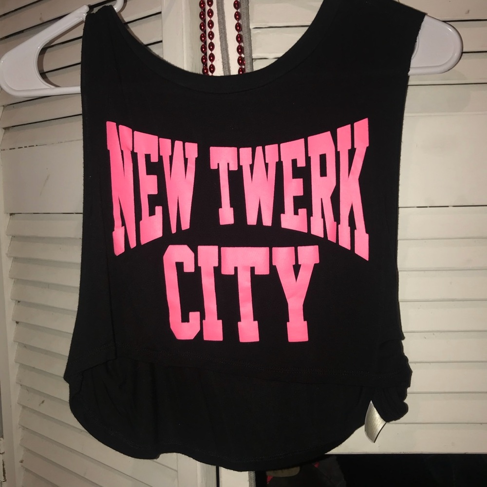 Black crop top